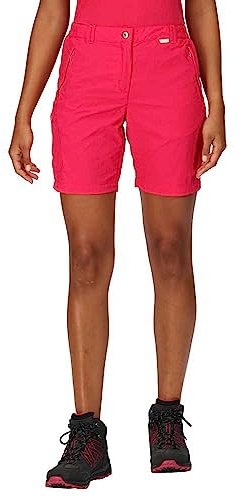 Regatta Womens Chaska Ii Walking Shorts, Pink Potion, 14 UK