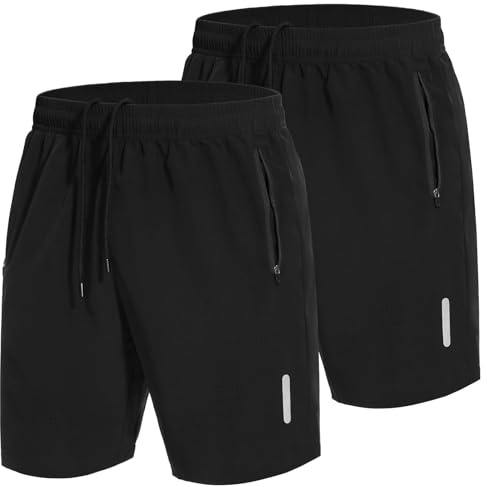 YUTYTH Gym Shorts Mens Running Shorts Lightweight Breathable Quick Dry