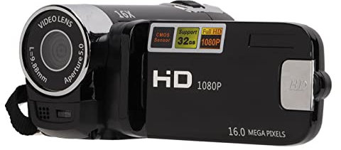 Video Camera Camcorder Full HD 4K 48MP Camera Recorder 2.7 Inch LCD Display, 16X Zoom, USB Interface, Built in Flash, 4K Digital Camcorder with 1/4 Inch Screw Interface