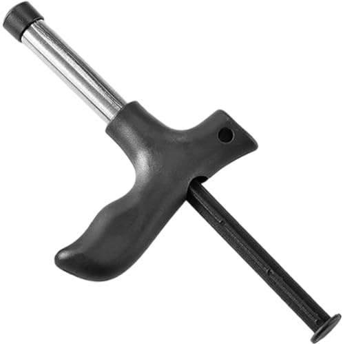 DEARMAMY Juego de 2 herramientas para abrir cocos, punzón de agujero para popote, acero inoxidable, portátil, para uso en el hogar, negro