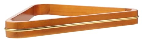 ENWWCH Soporte de Billar Triangular Madera con Soporte for Bolas, Marco Ligero y Estable para Bolas Billar