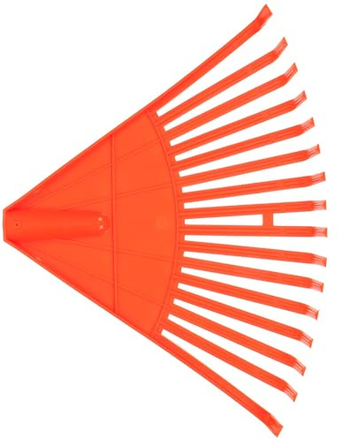 FOMIYES Rastrillo de Jardinería Pequeño de Plástico 16 Dientes de Nailon, Ligero y Resistente para Hojas y Césped, Herramienta Manual para Exteriores y Cuidado del Jardín