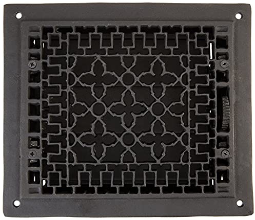Minuteman International Cast Iron Floor Register Grate Grill, 12 x 14-inch