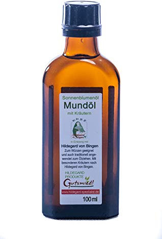 Mundöl mit Kräutern BIO 100 ml - Kraeuter in Einklang mit Hildegard von Bingen