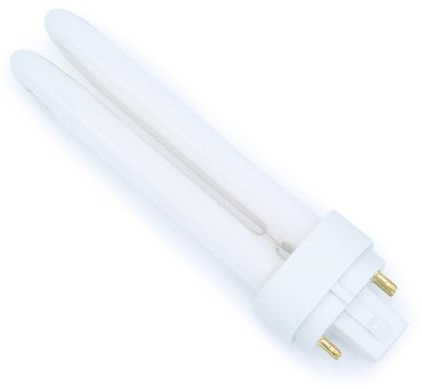Technical Precision Replacement for Osram Sylvania Dulux D/e 13w/827 Light Bulb 13W PLC Compact Fluorescent Light Bulb - T4 Double-Tube CFL Bulb - G24Q-1 4-Pin Base - 2700K Warm White - 1 Pack