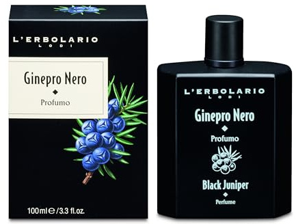 L'Erbolario Ginepro Nero Profumo Uomo - Eau de Parfum - Fragranza Maschile Agrumata e Legnosa Da Indossare Ogni Giorno Con Orgoglio - 1 Flacone da 100 ml