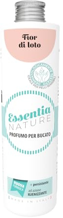ESSENTIA Profumo per Bucato con Igienizzante, Essenza Profuma Bucato, Profumatore Bucato per Lavatrice con Estratti di Oli Essenziali Naturali (Fior di Loto, 500 ml, confezione da 1)