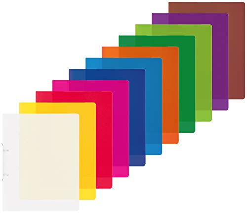 Brunnen Ringordner A4 2 Ringe 16mm extrastark farbig Sortiert (Sortiert, 11er Pack)