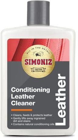 SIMONIZ SAPP0184A Conditioning Leather Cleaner, White, 475ml