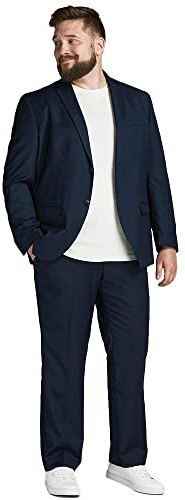 JACK & JONES PLUS Herren JPRFRANCO Suit PS Anzug, Dark Navy ,62 Große Größen