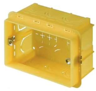 OISE ART STORE Trade Shop - Scatola Universale di Derivazione Rettangolare da Incasso 503 3 Moduli Posti