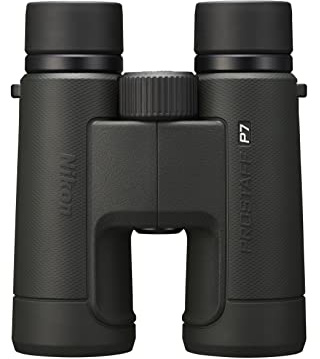 Nikon PROSTAFF Jumelles P7 8 x 42 | Jumelles imperméables et antibuée, avec revêtement en Caoutchouc, revêtement oléofuge et Hydrofuge, | Dioptrie verrouillable | Modèle Officiel Nikon USA