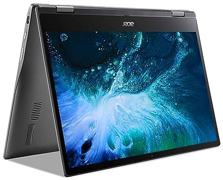 Acer NX.AA5EK.001 Chromebook, Flip Design, Snapdragon 7c Kryo 468, Chrome OS, 4GB RAM, 64GB, 1920 x 1080 Pixels, 13.3