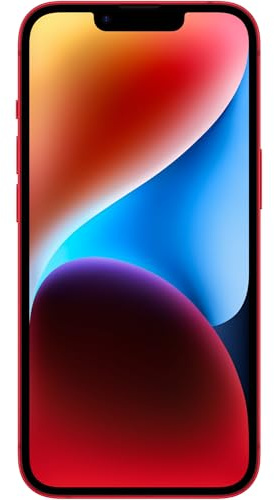 Apple iPhone 14, 128GB, PRODUCT Red - Unlocked (Renewed)