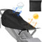 Sonnensegel Kinderwagen mit UV Schutz 50+,Premium Sonnensegel für Kinderwagen,Buggy Sonnenschutz Universal Kinderwagen Sonnenschutz, Sonnenverdeck für Kinderwagen und Buggy (Schwarz)