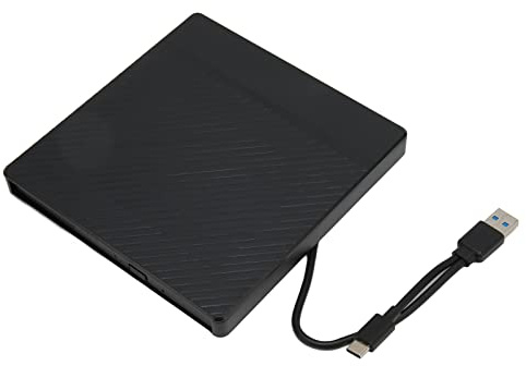VBESTLIFE Caja de Unidad de DVD Externa, Tipo A, Tipo C, Caja ODD Portátil Externa para Interfaz USB 2.0/3.0, Computadora de Escritorio o Portátil, ODD SATA Estándar