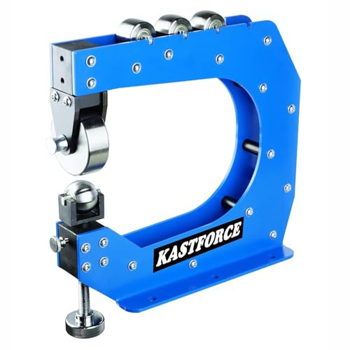 KASTFORCE KF5018 professionell bänkskiva engelskt hjul 12 tum 305 mm hals djupform upp till 16 Ga 1,5 mm mjukt stål
