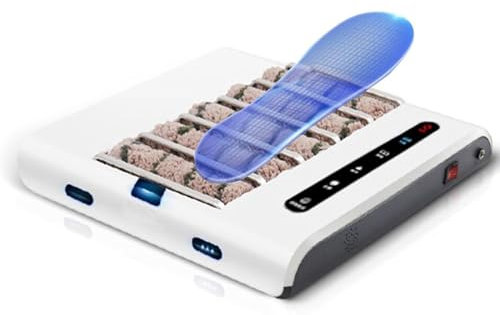 Machine de nettoyage de semelles de chaussures entièrement automatique,cireuse à chaussures électrique, machine de nettoyage de semelles rechargeable,avec capteur automatique 260 tr/min