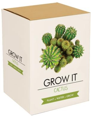 Gift Republic GR200003 : Grow It. Grow Your Own Cactus Plant, Multi