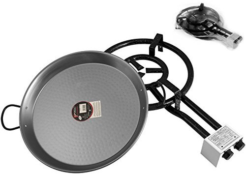 Vaello Campos Q400 -Bruciatore per Paella L-40/42 cm, padella per Paella, diametro 42 cm.