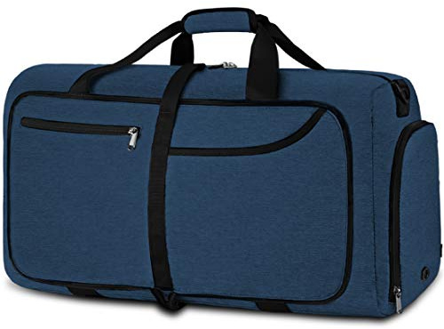 NEWHEY Reisetasche Groß 40L 65L 80L 100L Faltbare Reisetaschen Leichte Sporttasche für männer mit Schuhfach für Weekender Herren Damen Duffel Taschen