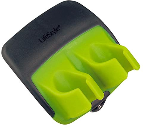 Tradineur - Pelador de patatas para dedos acero inoxidable 6 x 3 cm, pelapatatas, utensilio de cocina pelar verduras, vegetales