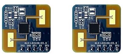 Gokelomg 2X 24G mmWave LD2420 Radarsensor-Bewegungserkennungsmodul für Menschliche Anwesenheit