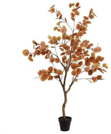 Zstar Grand Arbre d'eucalyptus Artificiel en Pot - Plante d'intérieur - Plante réaliste - pour Salon, Chambre à Coucher, Bureau, Chambre - 120 cm