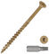 METALLIXITY Deck Screws (#10x3) 50Pcs, Carbon Steel Wood Screw Decking Screws with T25 Torx Drive Head - for Wood Fence, Table, Chairs, Tan