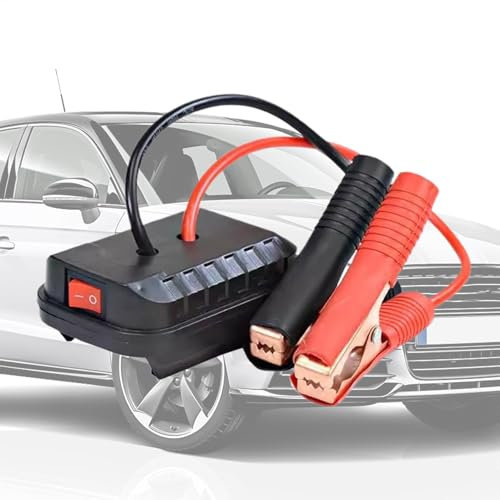 Démarreur de Batterie de Voiture - Démarreur de Saut Portable - 18-21 V - Adaptateur Portable - Démarreur Automatique - Batterie Automobile - Onduleur de Rappel pour camions, C.
