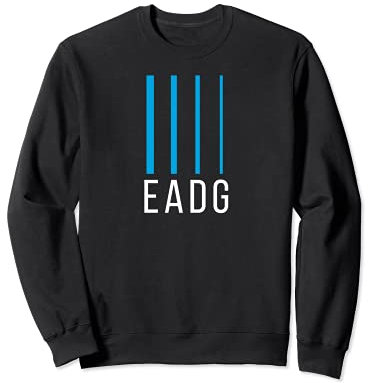 Guitare basse basse EADG 4 cordes Sweatshirt