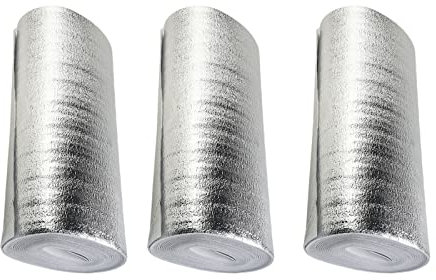 BEAUTIFABLE Radiator Reflective Film Wall Thermal Insulation Prevents Freezing and Heat Loss Aluminum Foil Thermal Insulation Reflective Film for Attic Garage Shed Hutch Kennel Campervan Greenhouse