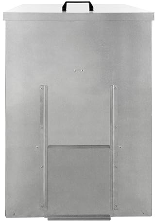 Conteneur à Charbon Premium - 150 kg/300 L | Robuste et Résistant à l'eau | Résiste aux Conditions Extrêmes | Pelle à Charbon Incluse | Facile à Assembler | Hiver Chaud et Sans Souci !