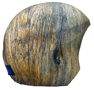 COOLCASC® Madera - Funda para Casco Universal - Funda Casco esquí - Personaliza tu Casco con una llamativa y Divertida Funda Protectora - Talla única - Regalos niños