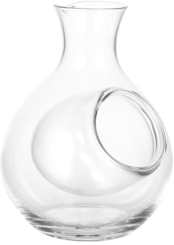 DECHOUS Sake Bottle Glass Liquor Decanter Ice Wine Dispenser Elegant Design for Wine Use