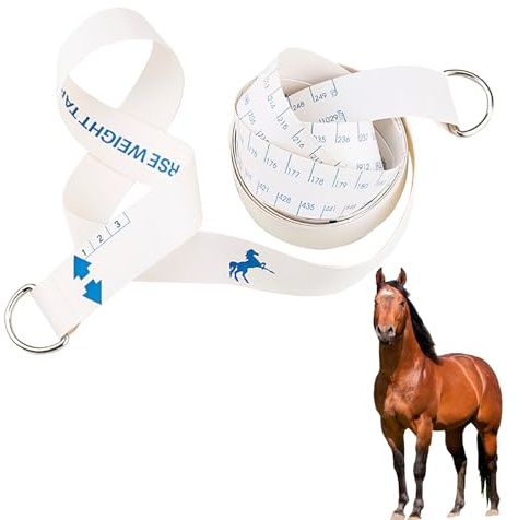 Horse Weight Tape, 8.2Ft Measuring Stick, Portable Horse Measuring Scale