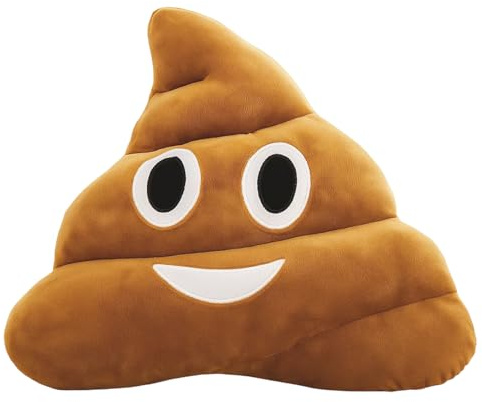 QhgPnt Poop Plush Pillow, Fake Poo Toy, Soft Emoji Pillow for Kids, Funny Decorative Pillows for Home Decor, Brown Plush Pillow, 30CM