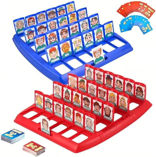 Livoravoli Guess Who Board Game, Fun Family Guessing Game for Kids, Exciting Operation Board Games for Children and Adults, Family Party Games for Girls and Boys Ages 4+ (1 Set)