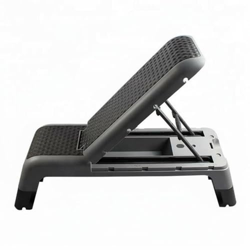 Sharplace Foldable Fitness Stepper Aerobic Step Board Exercise Balance Bench Cardio With Stable Traction And Fold Flat Construction Suitable for home exercise apartment gyms