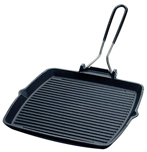 ILSA Bistecchiera Mixgrill, Quadrata, Ghisa, cm 24x24