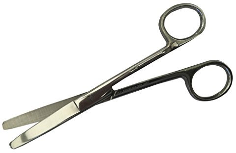 'Tasca forbici con clip, lunghezza 12,7 cm (12.5cms) due punti arrotondato, di qualità superiore, prodotto nel Regno Unito e spedita in Dorset. Fatto a mano e a fine disponibili.