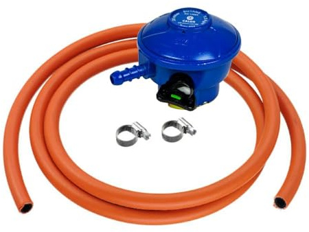 Calor Gas Brand Butane 21Mm Gas Regulator 1Mt Hose & 2 Clips