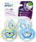 Philips AVENT ultra air Schnuller - 2er Pack, BPA-freier, atmungsaktiver Schnuller für Babys ab 18 Monaten, inklusive Transport- und Sterilisationsbox, Löwe/Bär (Modell SCF349/14)
