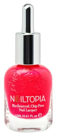 Nailtopia Bio-Quelle, splitterfreier Nagellack – komplett natürlicher, stärkender Biotin und mit Superfood angereicherter Nagellack – splitterfeste Formel – schnell trocknend, lang anhaltend, 11,6 g