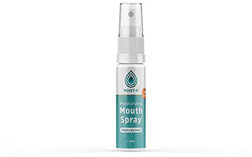 Moist-R Spray idratante per la bocca – sollievo dalla bocca secca – flusso di saliva – alito fresco – con xilitolo e aroma naturale di menta verde | 30 ml
