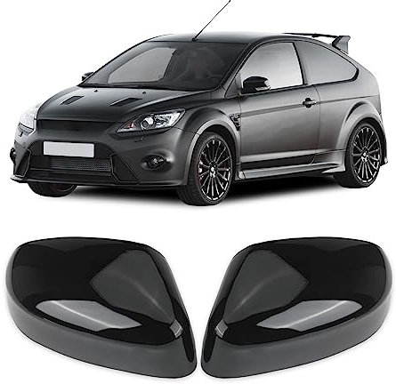 Opaltool Tapa del Espejo retrovisor del Coche para Ford Focus MK2 MK3 MK4 2008-2017, Ford Mondeo 2010-2014, Carcasas de Espejo Retrovisor de Coche Cubierta del Espejo de Ala Lateral de Puerta