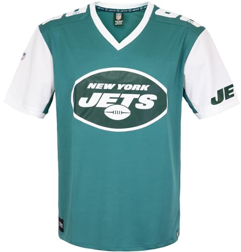 Fanatics Recovered NFL Team Color Block Jersey Trikot (XL, New York Jets)