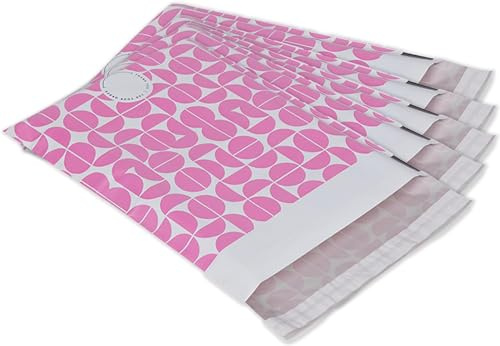 Lot de 50 sacs cargo Retro Love - Enveloppes d'expédition pour petites entreprises - Enveloppes d'expédition - 23,9 x 34,8 cm (A4) - 50 pièces (rétro)