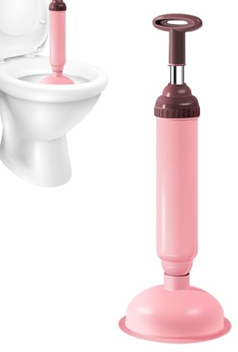 Toilet Plungers for Bathroom, High Pressure Bathroom Plunger for Toilets | Flexible Sewer Unclogging Tool, Air Plunger Drain Clog Remover for Kitchen Sink, Pink/Green/Blue