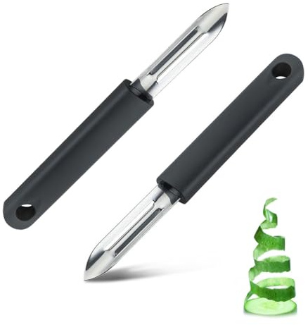 2er Edelstahl Sparschäler Schäler Doppel Klinge Kartoffelschäler Gemüseschäler WMF Sparschäler Multifunktionsschäler